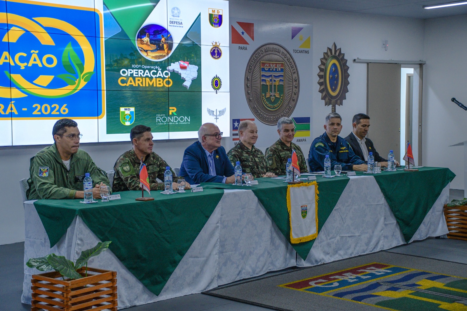 Solenidade deu início às atividades desenvolvidas pelo Ministério da Defesa em parceria com o Governo do Estado e prefeituras locais.