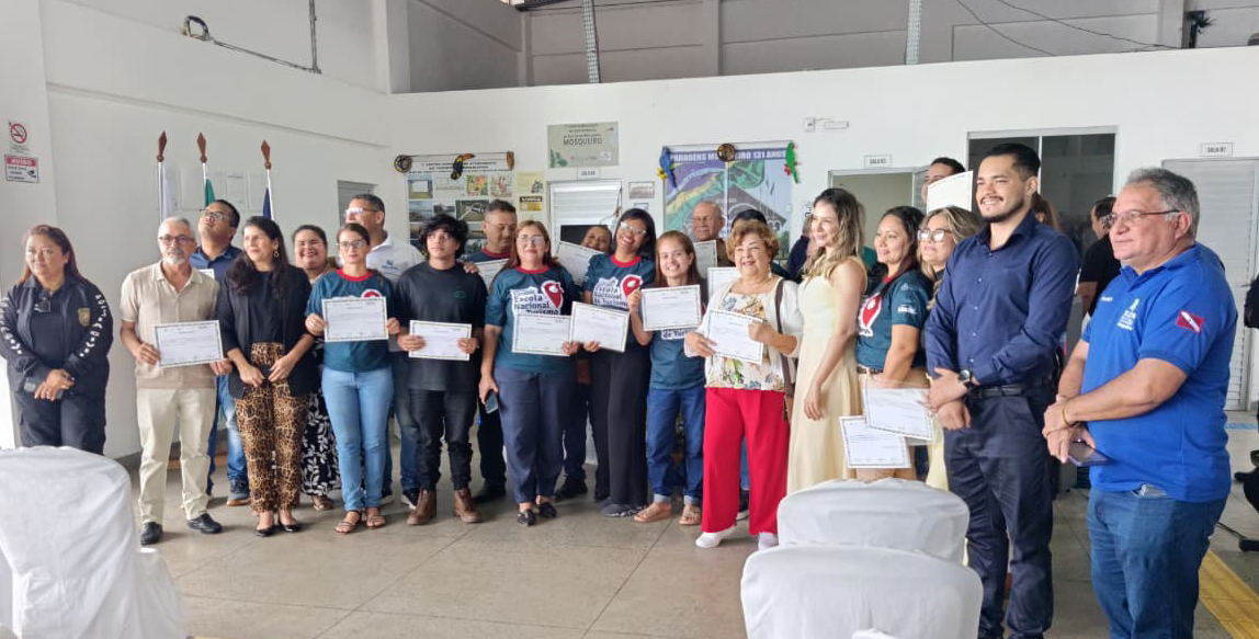 Concluintes do curso de Elaborador de Roteiros de Turismo, em Mosqueiro