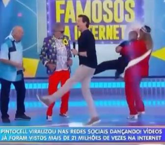 Imagem - Celso Portiolli provoca rivalidade com Eliana ao vivo e comentário repercute nas redes