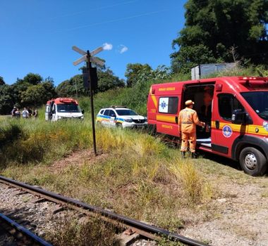 Imagem - Homem é atingido por trem no interior de Minas e fica gravemente ferido
