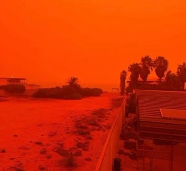 Imagem - Ventos de ciclone levantam poeira e criam céu ‘apocalíptico’ na Austrália