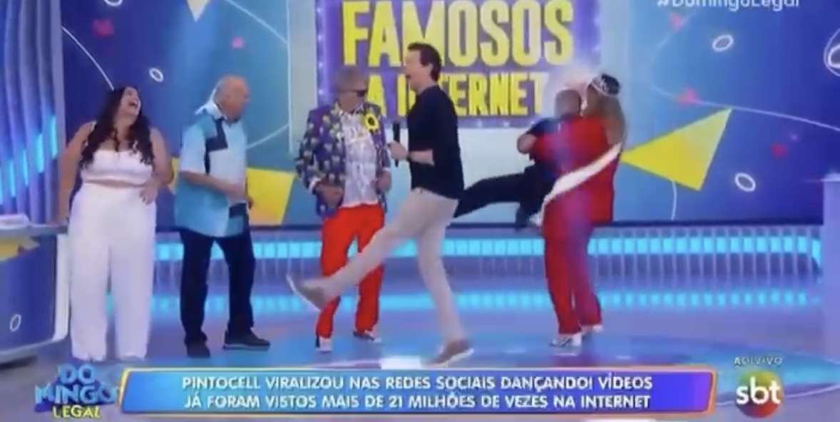 Celso Portiolli provoca rivalidade com Eliana ao vivo e comentário repercute nas redes
