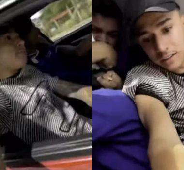 Imagem - Influenciadores capotam carro durante manobra arriscada em gravação para redes sociais