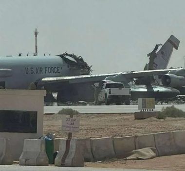 Imagem - Avião espião dos EUA avaliado em R$ 1,5 bilhão é destruído pelo Irã em solo saudita