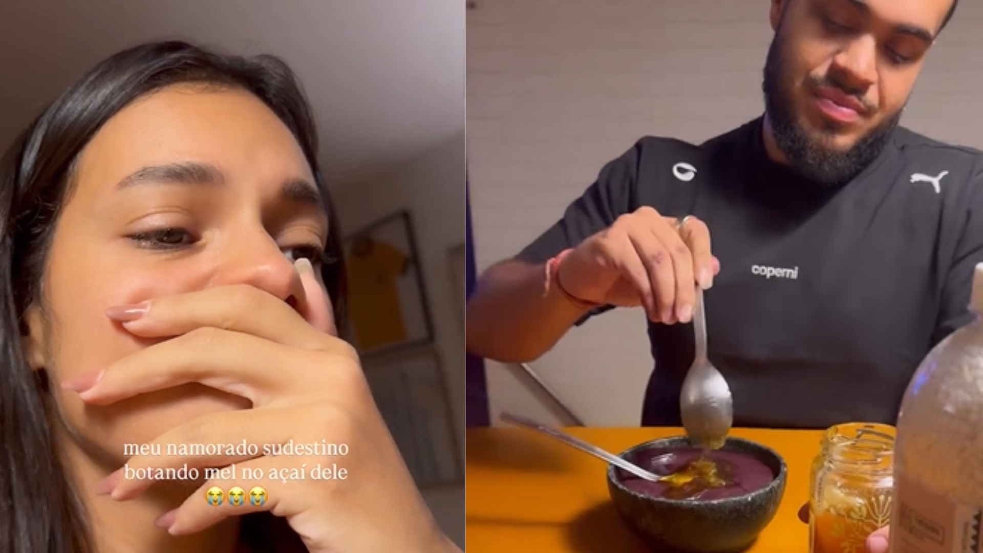 Imagem - Alane Dias reage a Francisco Gil colocando mel no açaí e vídeo viraliza