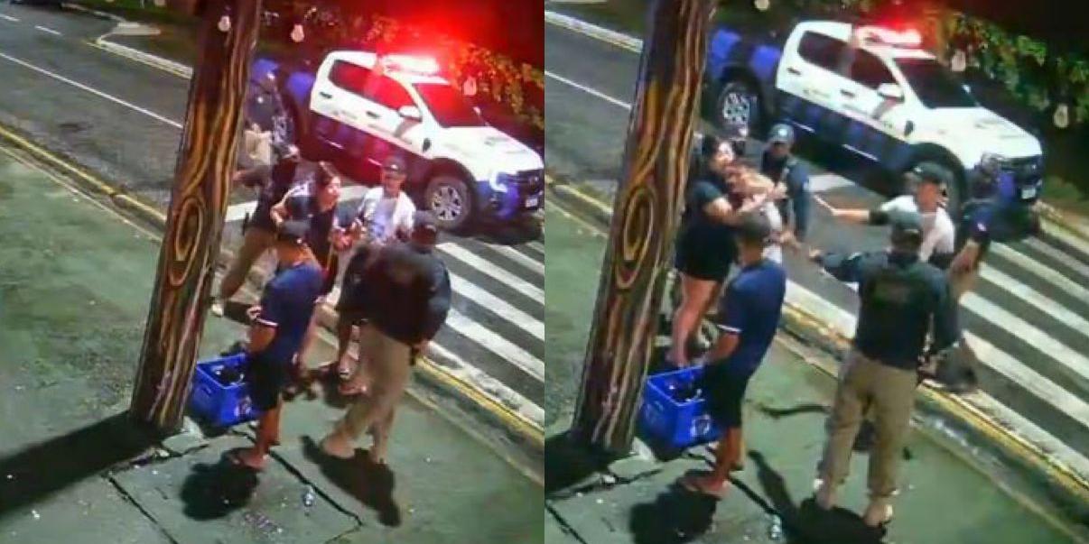 O caso aconteceu na madrugada da última segunda-feira (23), em um bar localizado na esquina da Avenida Marquês de Herval com a Travessa Timbó.