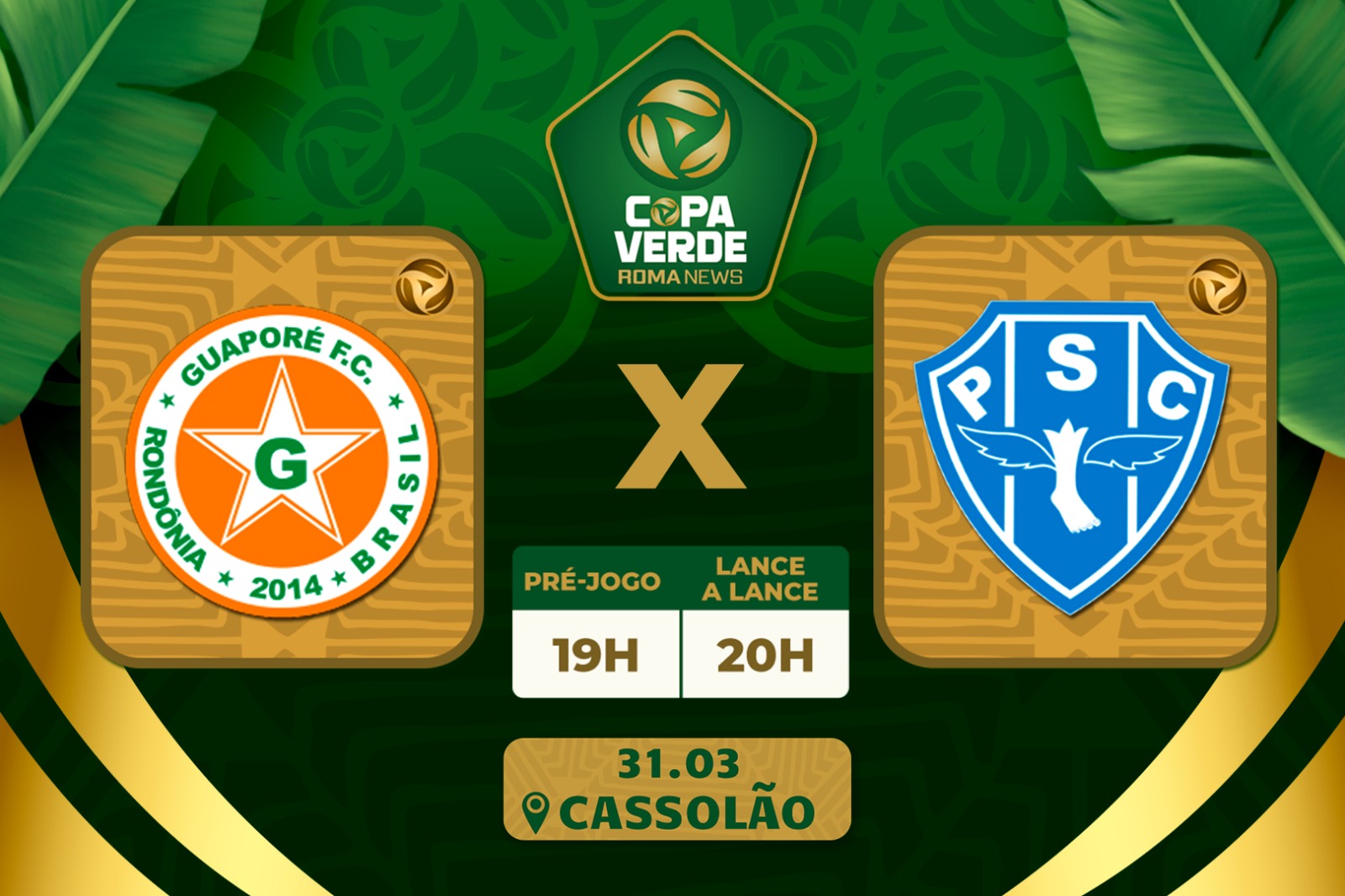 Imagem - Rola a bola para Guaporé x Paysandu; acompanhe