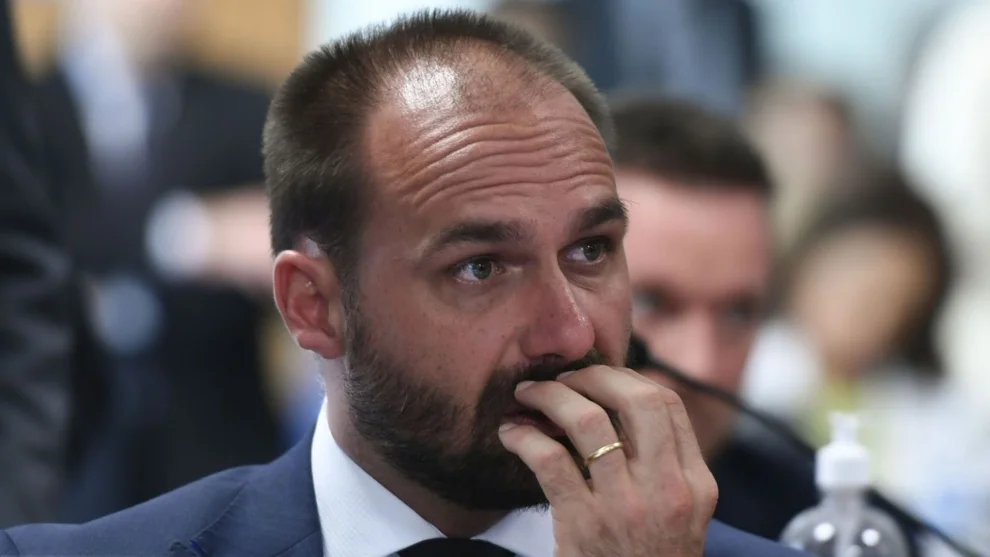 Eduardo é alvo de uma ação penal no STF sob a acusação de coação no curso do processo. —