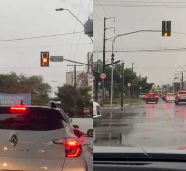 Imagem - Semáforos no bairro do Marco ficam inoperantes após forte chuva