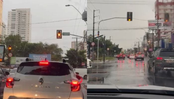 Imagem - Semáforos no bairro do Marco ficam inoperantes após forte chuva