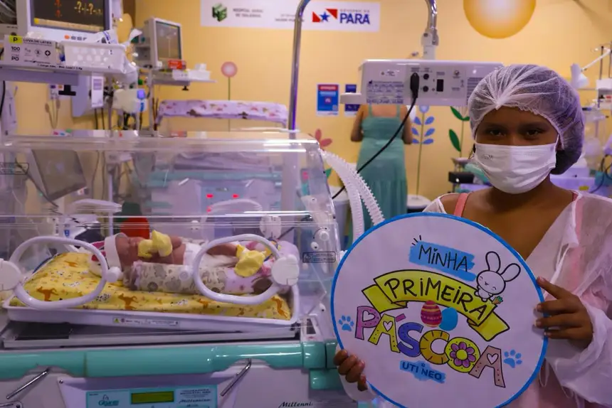 Imagem - Ensaio de Páscoa emociona mães e marca rotina da UTI Neonatal em Tailândia