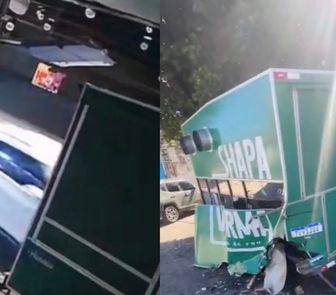 Imagem - Motorista foge após colidir com food truck e causar prejuízo em Belém