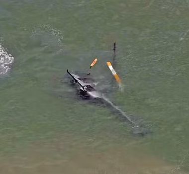 Imagem - Vídeo: Helicóptero cai na Barra da Tijuca