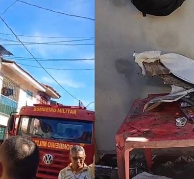 Imagem - Incêndio atinge residência em Icoaraci e destrói parte do imóvel