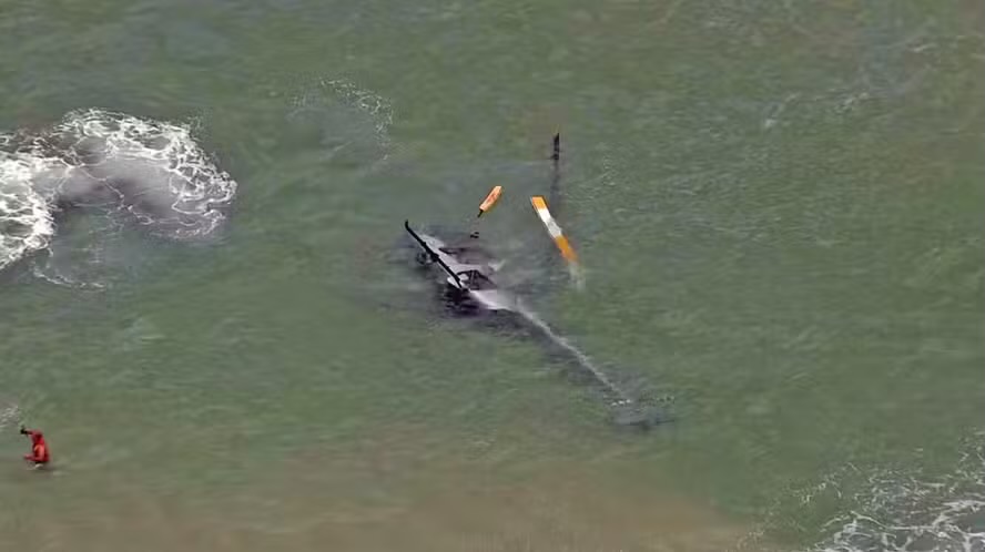 A aeronave operava como táxi-aéreo e caiu nas proximidades do posto 4, por volta das 11h20