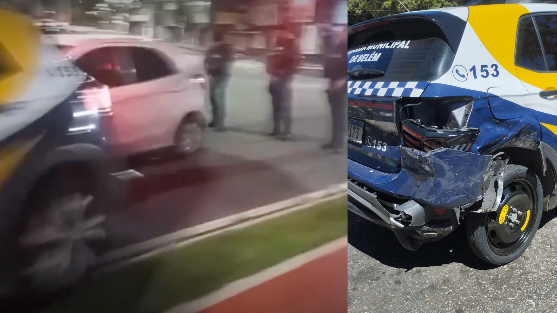 Condutor estava alterado e foi levado à delegacia após o acidente na Av. Tamandaré