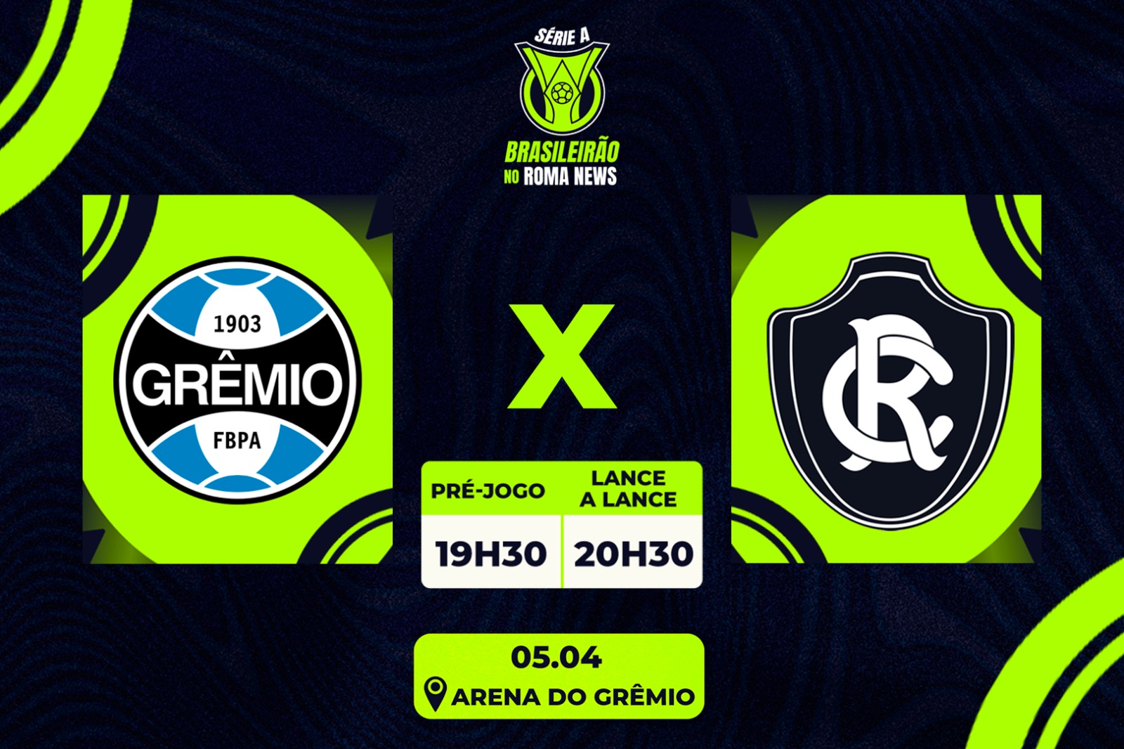 Imagem - Veja como foi o empate entre Remo e Grêmio pelo Brasileirão