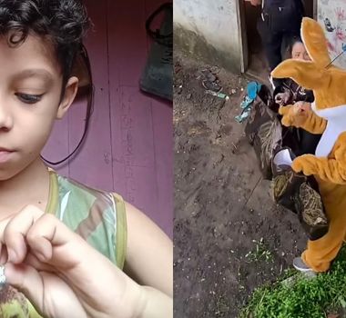 Imagem - Vídeo: menino de Cametá emociona ao celebrar Páscoa com único ovo simples e ganha surpresa