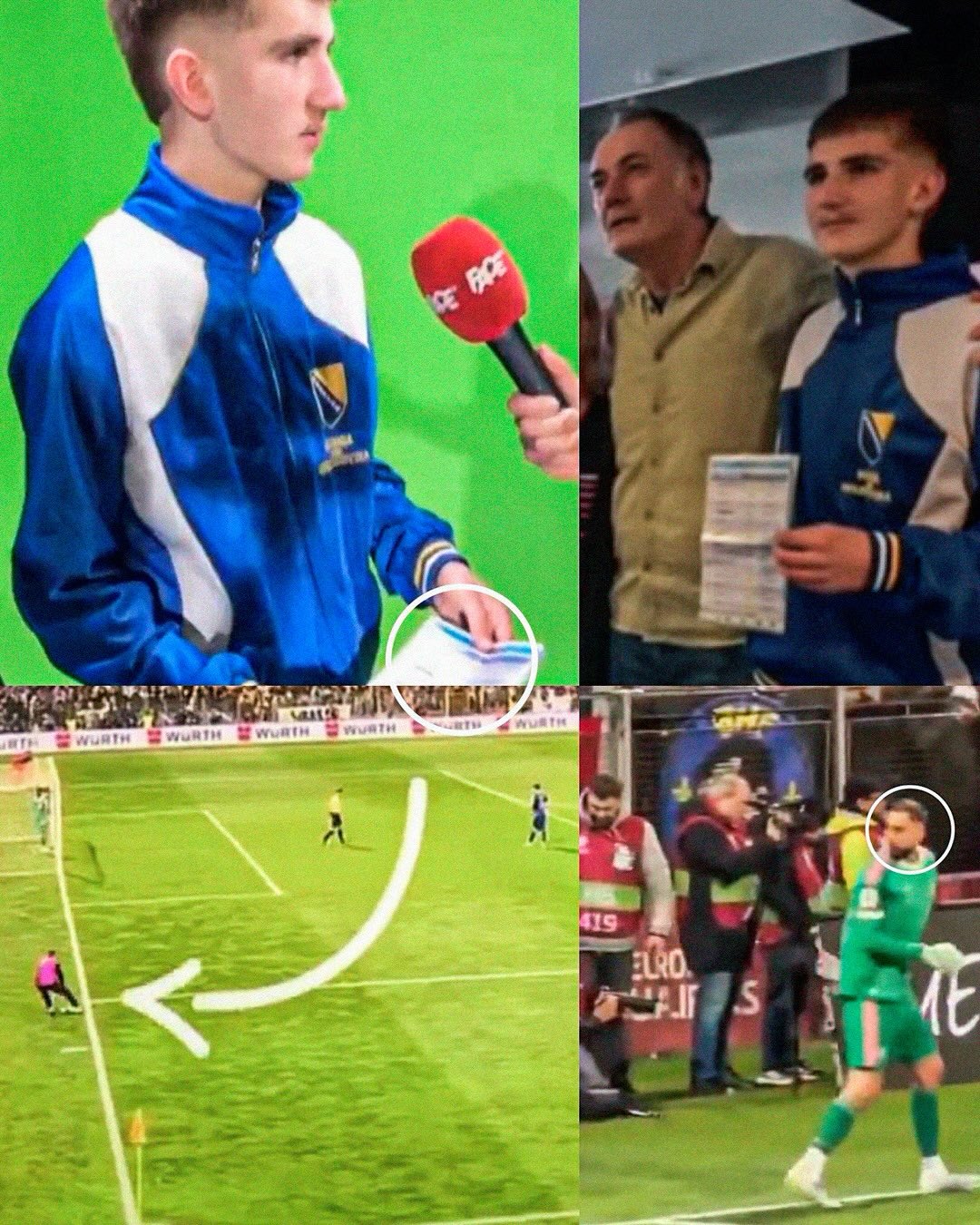 Imagem - Gandula de 14 anos vira celebridade na Bósnia após roubar 'cola' dos pênaltis da Itália