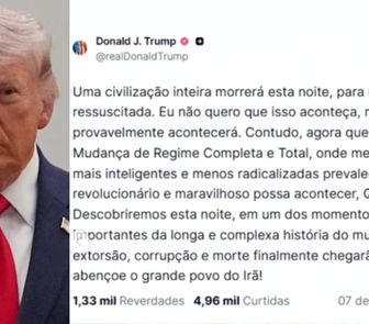 Imagem - Trump eleva tom contra o Irã e faz novo ultimato sobre Estreito de Ormuz