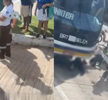 Imagem - Idoso é atropelado por ônibus do BRT na Almirante Barroso, em São Brás