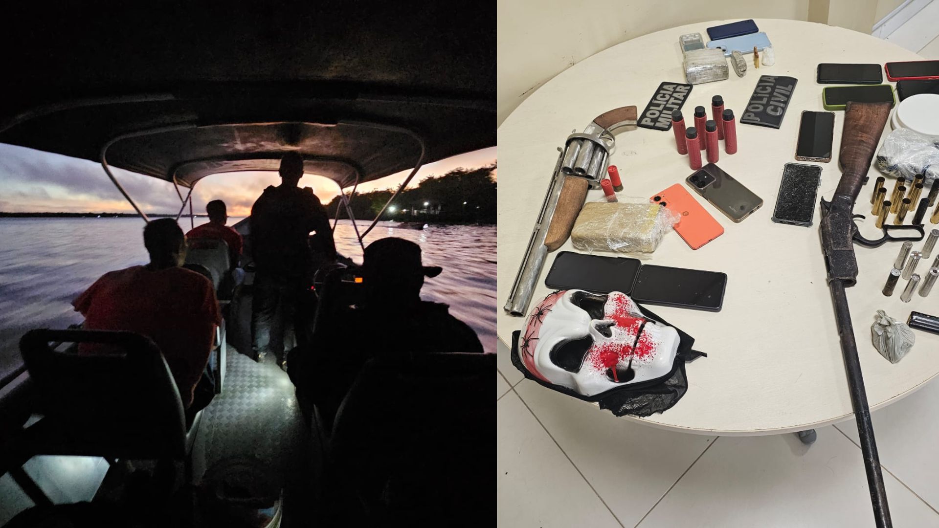 Operação prende dois suspeitos de tráfico e pirataria fluvial no Pará