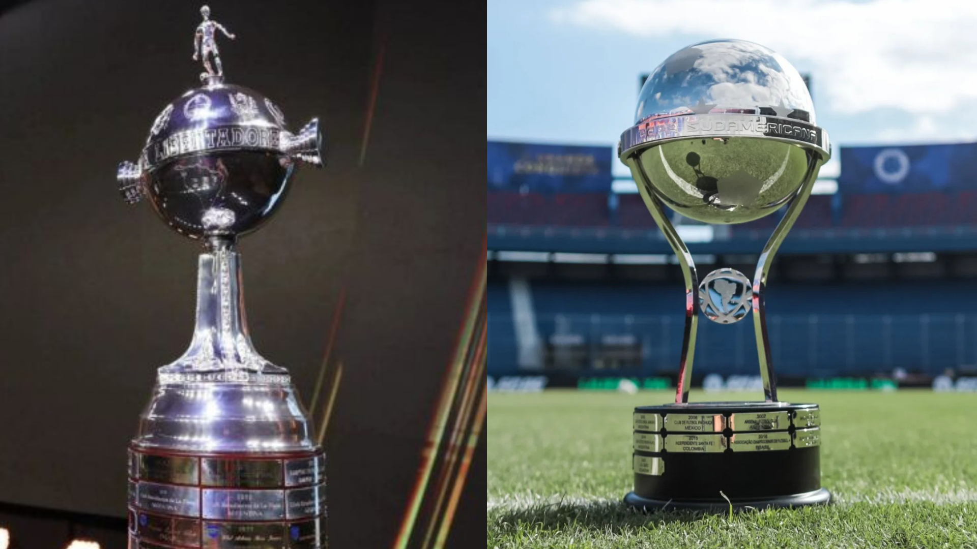 Taça Libertadores e Taça Sul-Americana. —