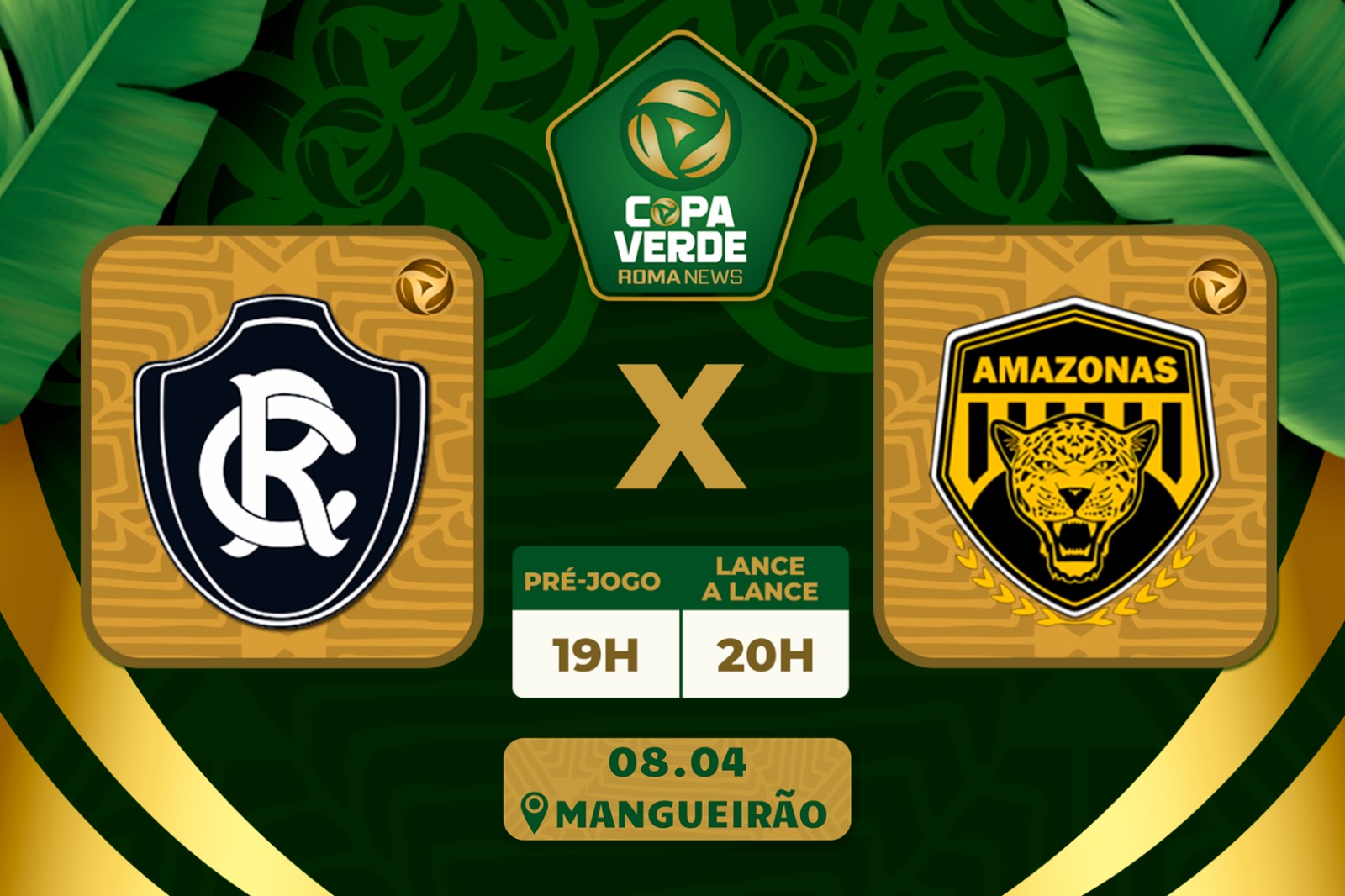 Imagem - Remo encara Amazonas pela Copa Norte, a primeira fase da Copa Verde; acompanhe