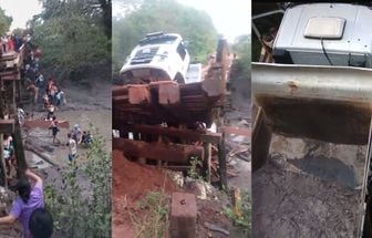 Estrutura de ponte cede e deixa comunidade isolada em Augusto Corrêa