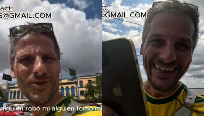 Youtuber estrangeiro tem celular roubado após ação solidária em Belém, mas aparelho é devolvido