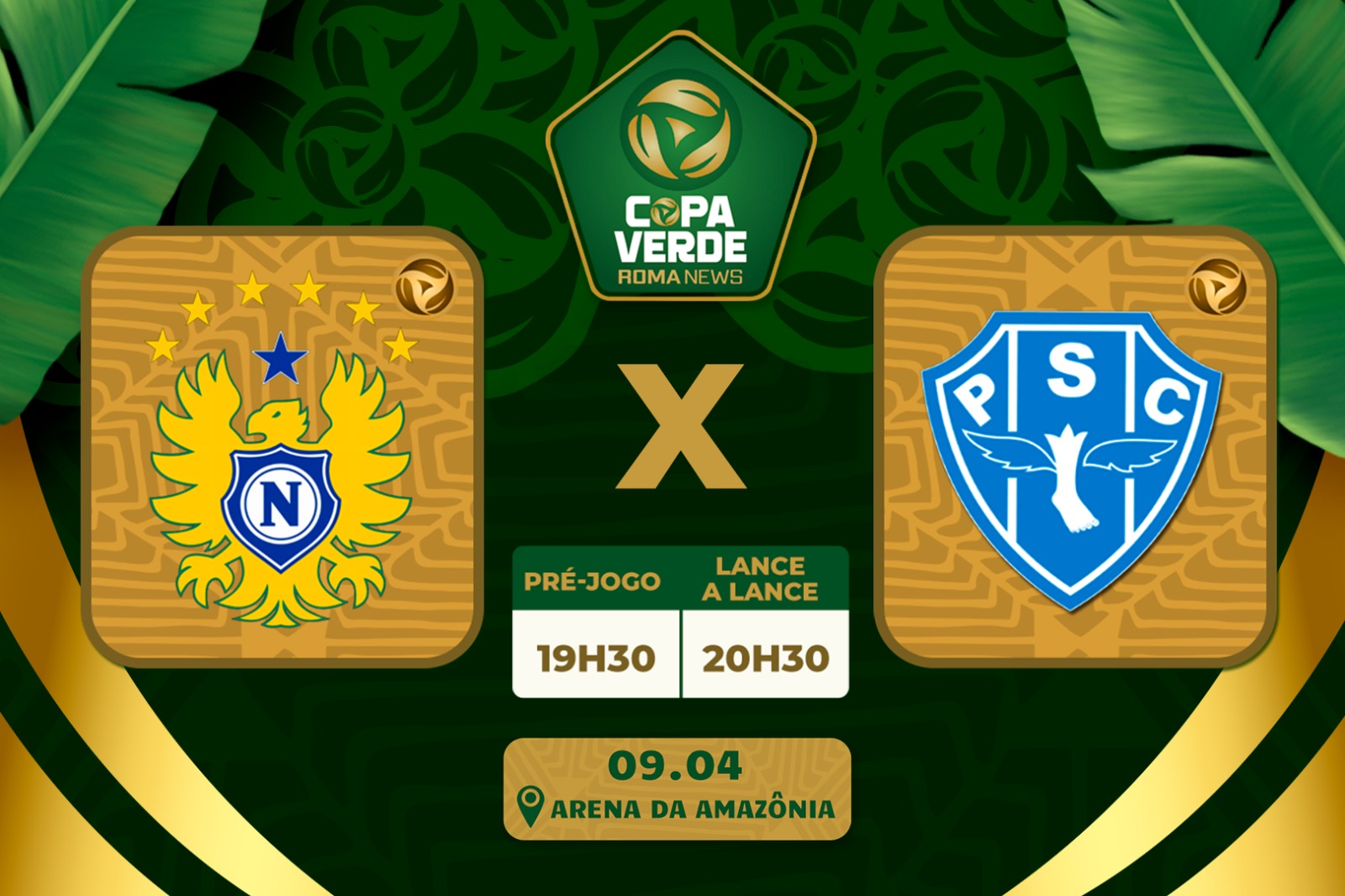 Imagem - Paysandu visita Nacional pela Copa Verde; acompanhe