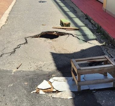 Imagem - Erosão tem causado transtorno aos moradores da Avenida Perimetral , em Belém