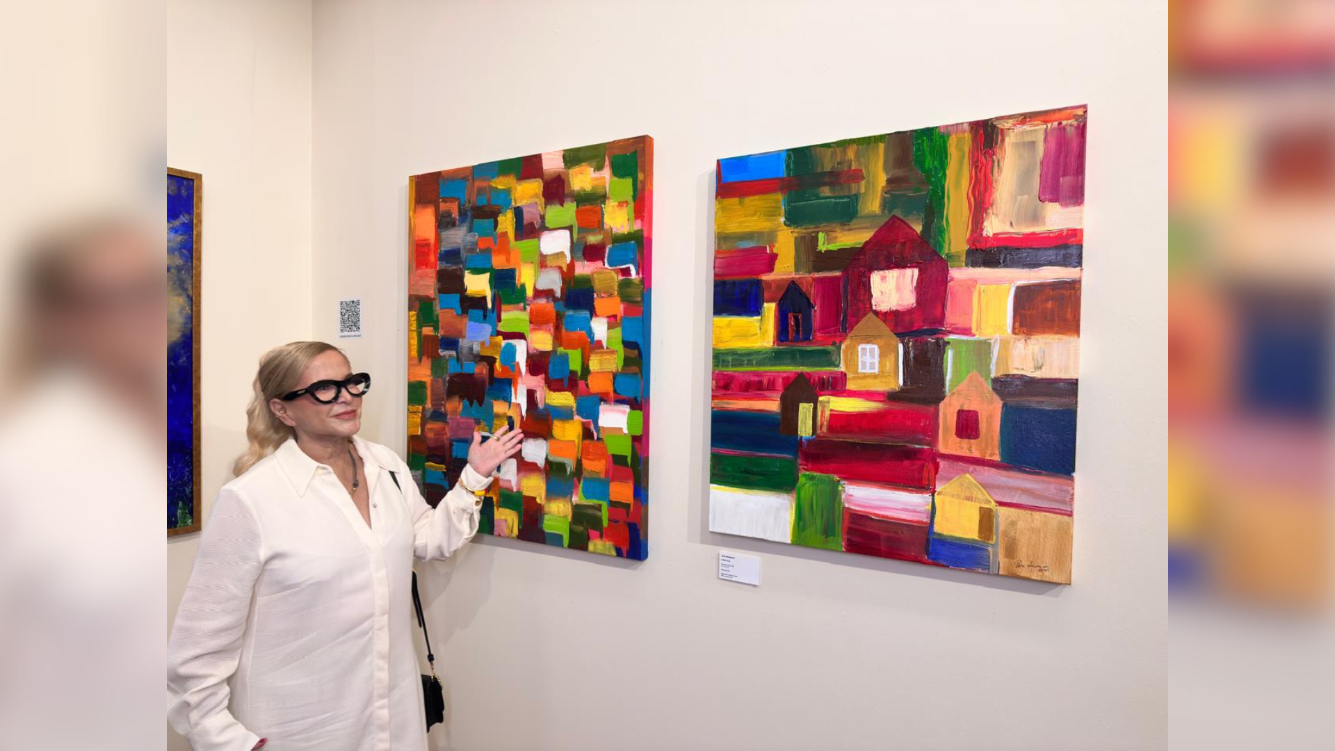 Artista apresenta pinturas que exploram cores e paisagens entre o real e o imaginário