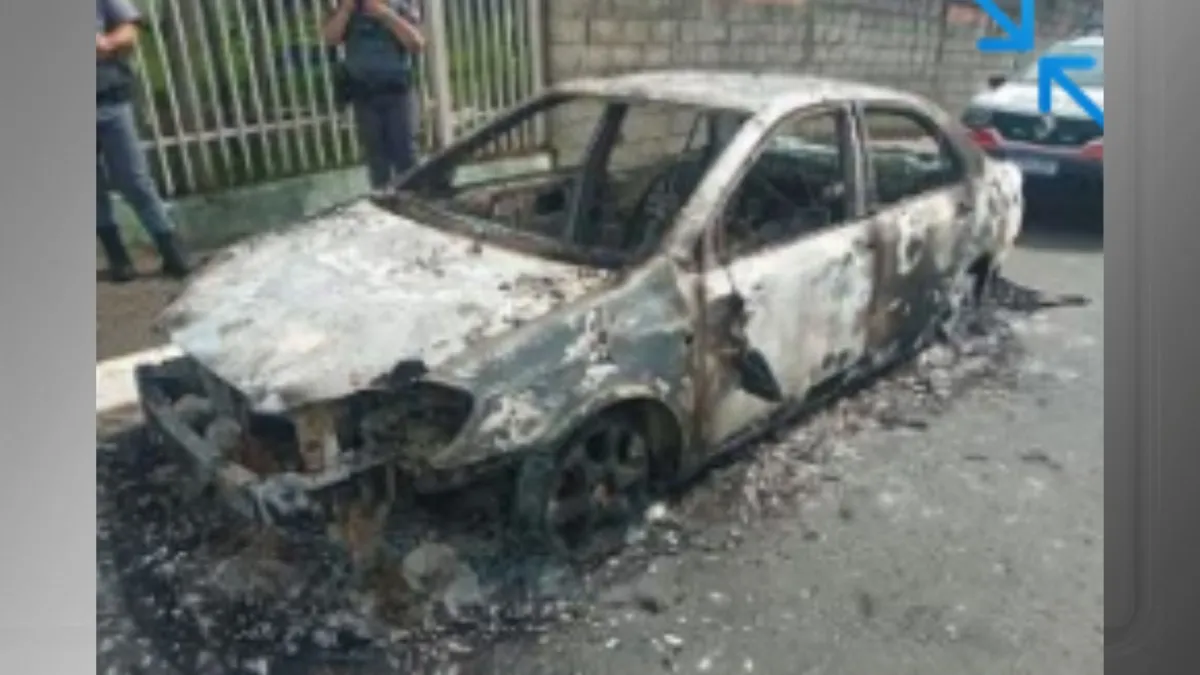 Jovem é preso por emboscada que terminou em assassinato e carro incendiado no interior de SP