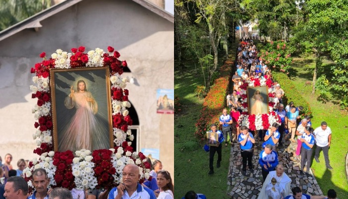 Festa da Divina Misericórdia reúne grande número de fiéis em Ponta de Pedras

