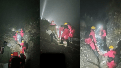 Mulher sofre queda em trilha no Morro do Anhangava, no Paraná

