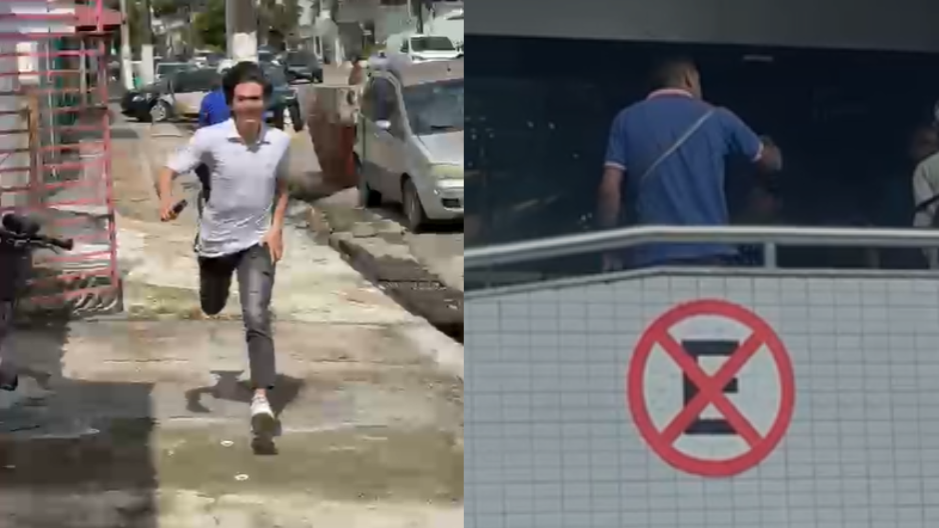 Imagem - Estudante ataca morador de rua com taser e provoca tumulto em instituição de ensino