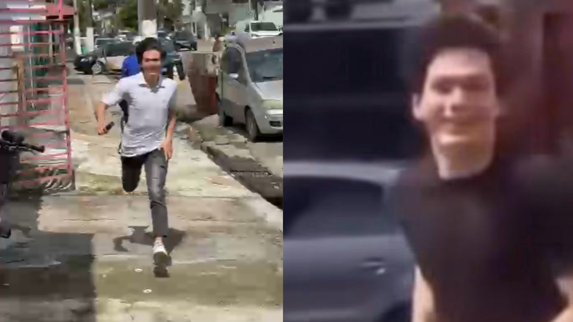 Imagem - Instituição informa 'Afastamento imediato dos alunos' após ataque com taser a morador de rua