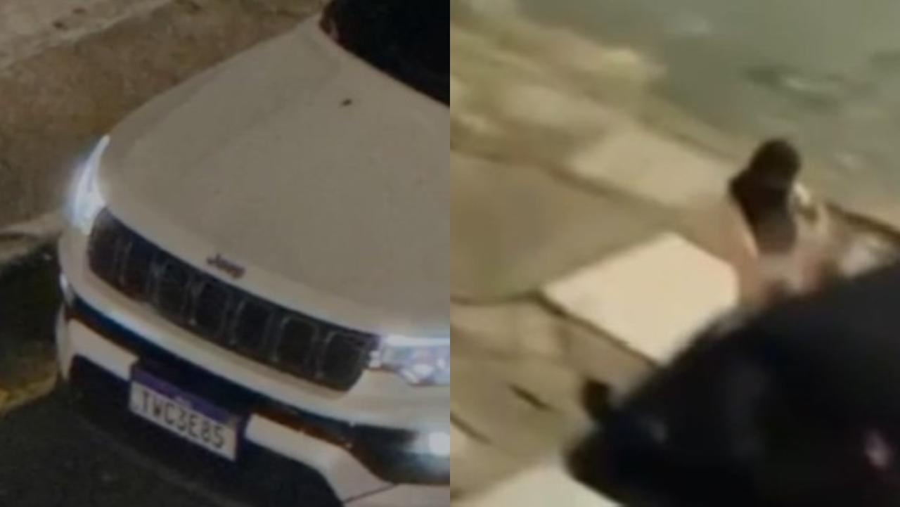 (Os vídeos foram registrados na madrugada dos dias 16 e 17 de fevereiro deste ano, na mesma área onde ocorreu a agressão registrada nesta segunda-feira (13), na Avenida Alcindo Cacela.)