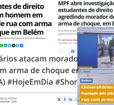 Imagem - Ataque com taser em Belém ganha repercussão nacional e amplia pressão por punição