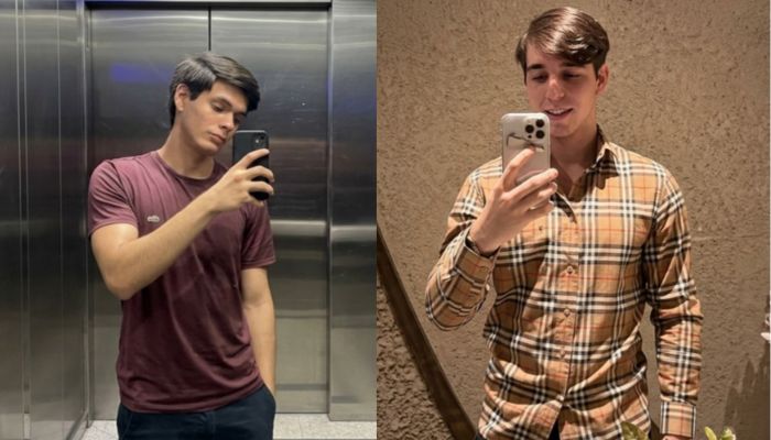 Altemar Sermanto Filho (a esquerda) foi o autor das agressões e Antônio Coelho (a direita) gravava a ação. 