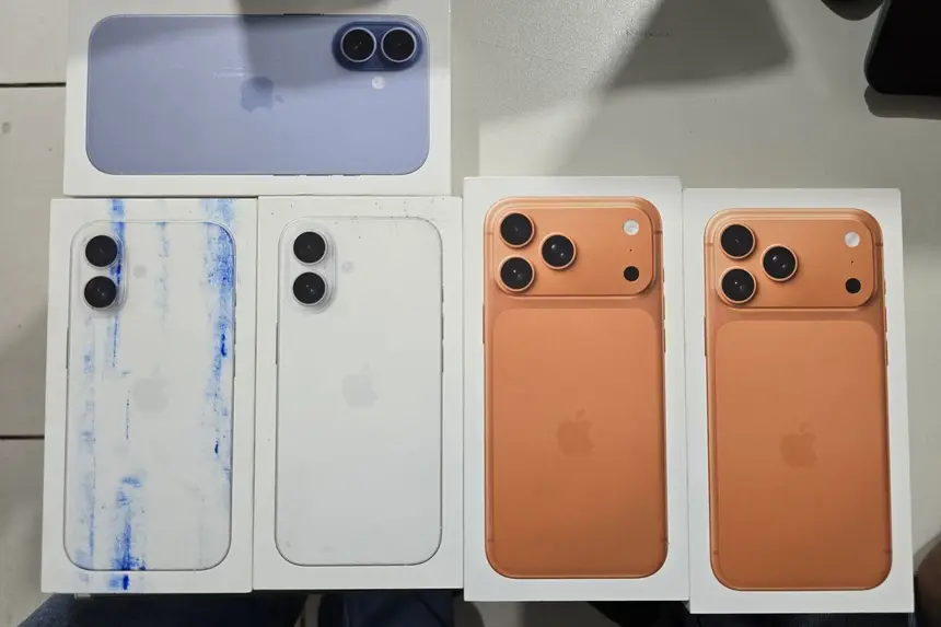 Celulares apreendidos pela Coordenação de Controle de Mercadorias em Trânsito do Araguaia, na rodovia PA 447, km 15.