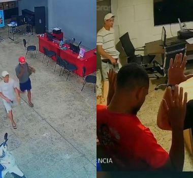 Imagem - Dois criminosos invadem loja de veículos em Belém e roubam pertences de funcionários