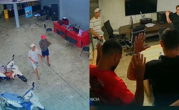 Dois criminosos invadem loja de veículos em Belém e roubam pertences de funcionários