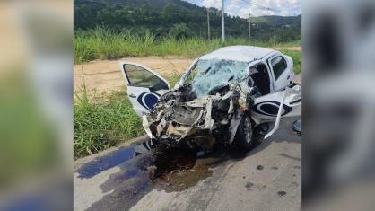 De acordo com o Corpo de Bombeiros, o chamado foi registrado por volta das 12h45
