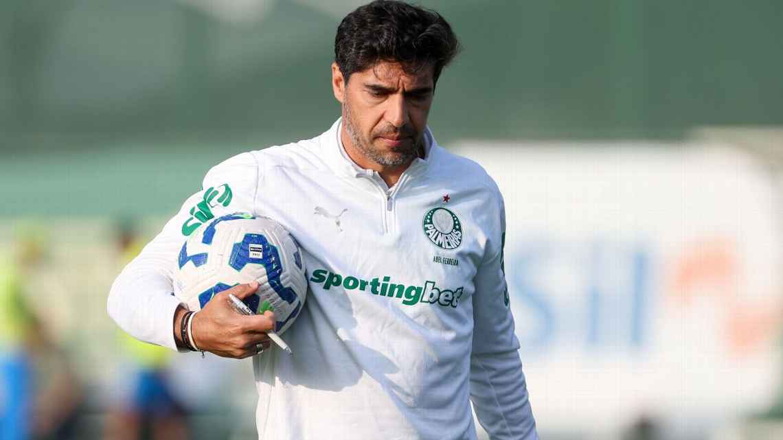 Técnico Abel Ferreira, do Palmeiras.