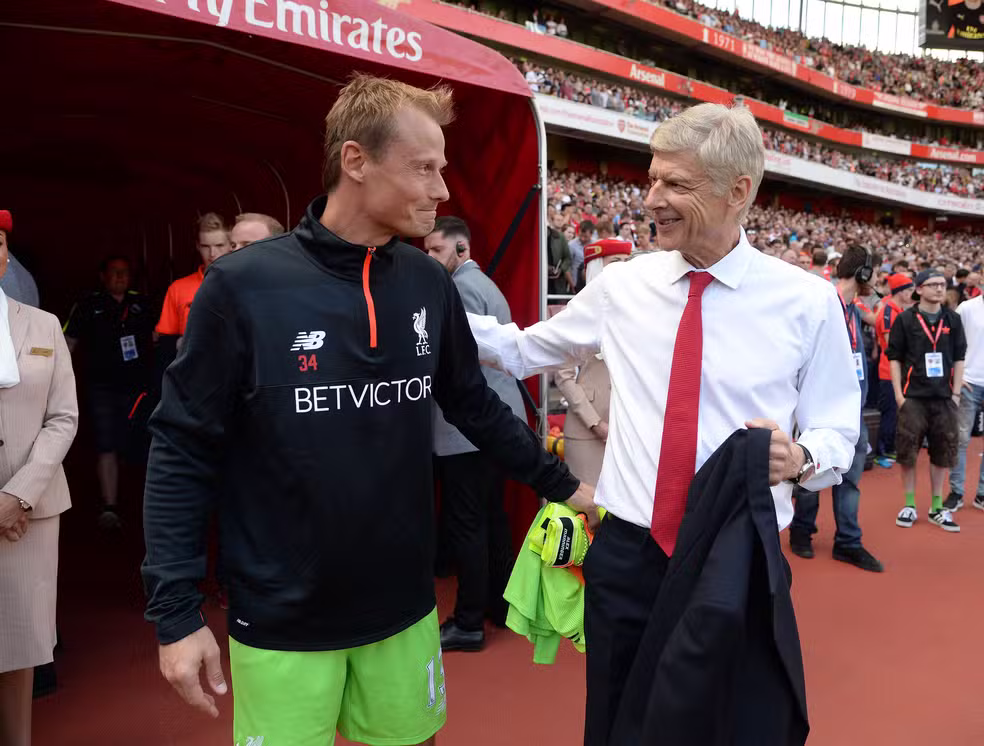 Alexander Manninger e Arsène Wenger