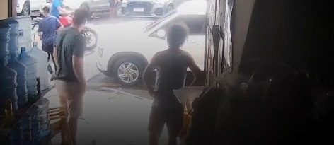 (Momento do assalto) 