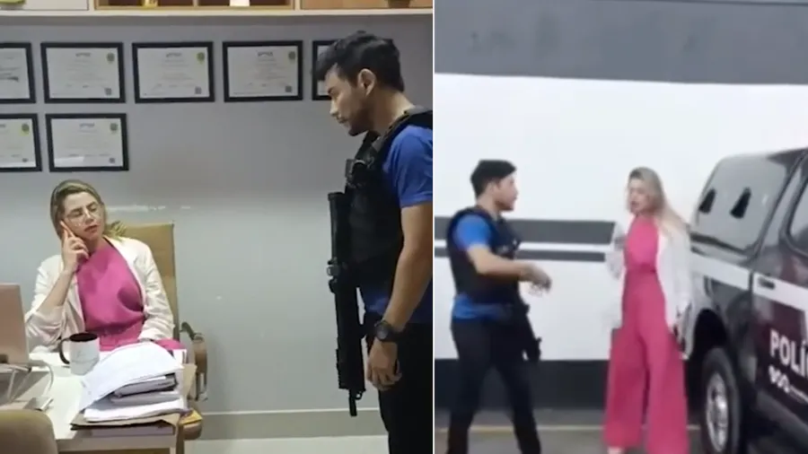 O delegado interpretou as postagens como difamação, desobediência e desacato durante a abordagem, determinando a prisão no local, com uso de algemas – o momento foi filmado e viralizou.