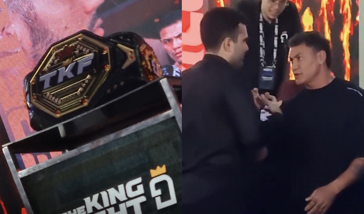 Popó esteve no Radisson Hotel Maiorana e acompanhou a pesagem - 